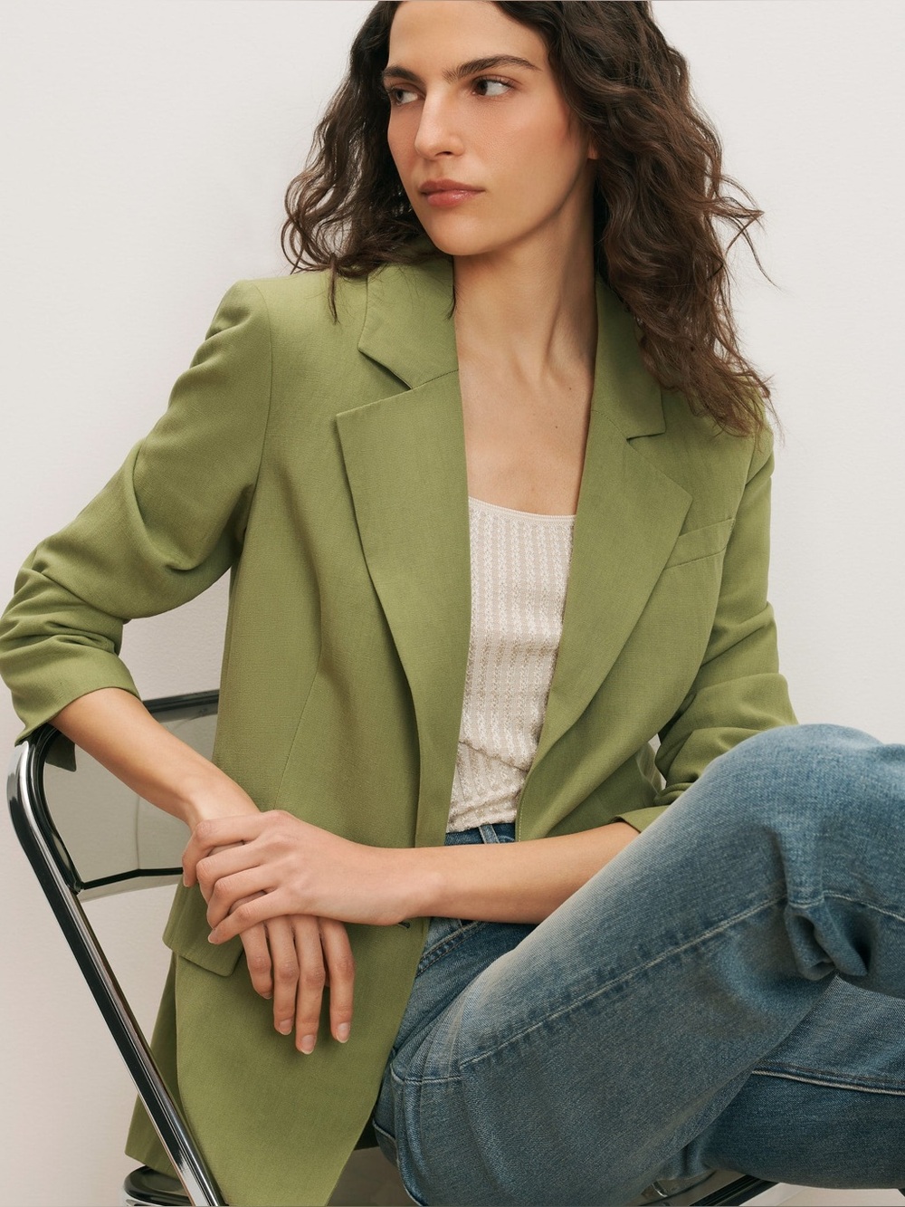 Veronica Beard McGowan Single-Breasted Dickey Jacket – Size 2